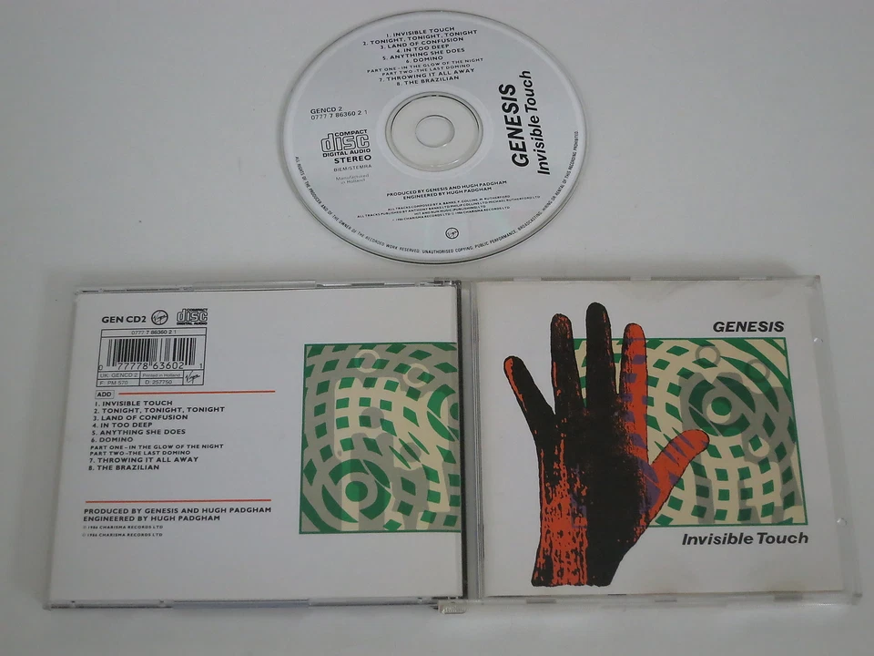 GENESIS/INVISIBLE TOUCH(VIRGIN RECORDS GEN CD2) CD ALBUM - Bild 1 von 1