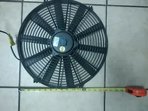 HEAVY DUTY 12V 16 INCH ELECTRIC COOLING FAN #498339/10000651 - Picture 1 of 7