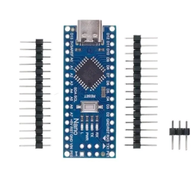 Arduino NANO V3.0 type-c  Scheda sviluppo CLONE COMPATIBILE CH340 ATMEGA328P - Immagine 1 di 1
