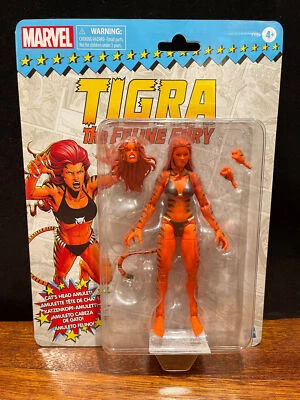 Figura de acción retro TIGRA 6" Marvel Legends Foto 1 de 4