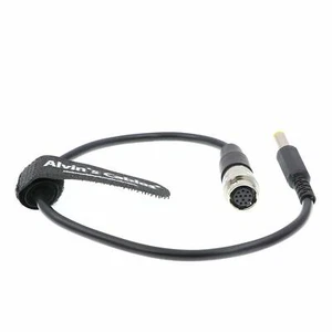 12 Pin Hirose Female to DC 12v Male Power Cable for GH4 B4 2/3" Camera Lens Lens - Picture 1 of 3