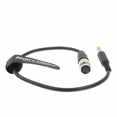 12 Pin Hirose Female to DC Male 12v Power Cable for GH4 B4 2/3" Camera Lens Lens - Image 1 of 3