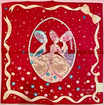 Vestido de fiesta pañuelo rojo LADUREE Les Secrets - Se envía desde EE. UU. Foto 1 de 4