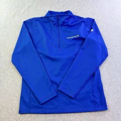 The North Face Sweater Mens Medium Blue Long Sleeve 1/2 Zip Knit Pullover Adult - Image 1 of 4