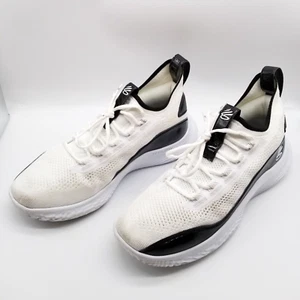 Under Armour Men Curry 8 Flow Basketball Shoes Size 12.5 White 3024785-111 - Picture 1 of 7