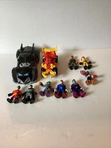 Imaginext Figures Lot DC/Marvel Plus Vehicles And More - Picture 1 of 5