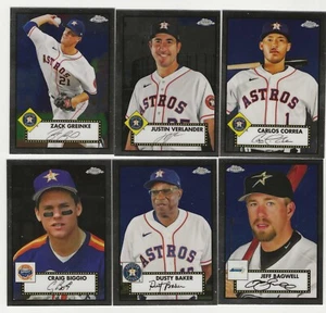 2021 Topps Chrome Platinum Anniversary Astros set of 23 Cards - Picture 1 of 4