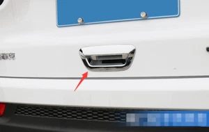 Manija de puerta trasera cromada ABS cubierta de taza para brújula Jeep 2017-2021 1 pieza - Imagen 1 de 3