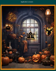 LED Halloween Window Hanging Light Hanging Lights Home Party Decor Ornament - Picture 1 of 17