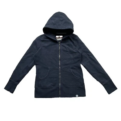 American Giant Hoodie Women Medium Black Classic Full Zip Hooded Jacket Pockets - Image 1 of 4