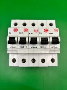 Wylex NSB Series MCB NSB06 NSB10 NSB16 NSB32 NSB40 - Picture 1 of 9