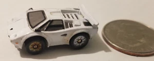 MICRO MACHINES WHITE LAMBORGHINI COUNTACH VINTAGE CAR 1986 GALOOB - Picture 1 of 4