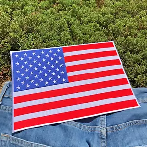 Large US Flag Patch XXL American 11 Inch USA Army Military Embroidered Veteran - Picture 1 of 4