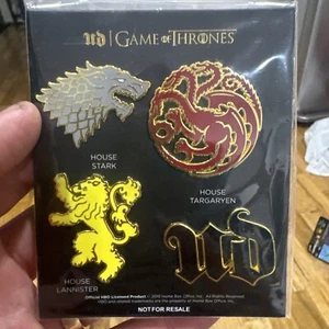 Juego de 4 pines oficiales de Juego de Tronos de HBO - Imagen 1 de 10