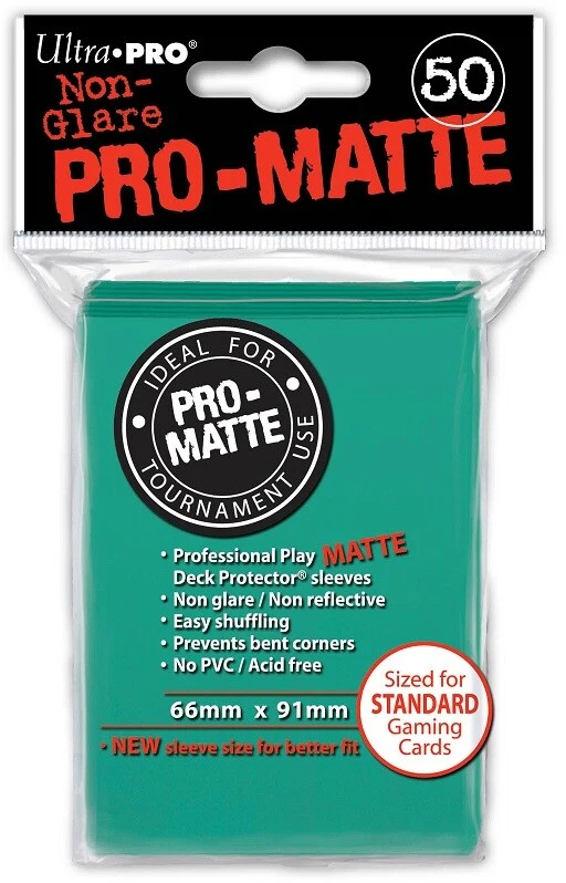 Ultra Pro - Non-Glare Pro-Matte Sleeves - Aqua Standard Größe - Bild 1 von 1