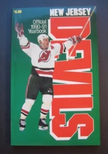 1990-91 New Jersey Devils NHL Yearbook - Picture 1 of 6