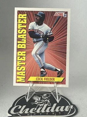 1991 Score Baseball - #693 Cecil Fielder Master Blaster - Image 1 of 2