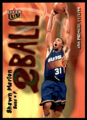 2000-01 Ultra Two Ball Shawn Marion Phoenix Suns #11 TB - Image 1 of 2