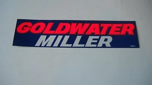 Goldwater Miller Bumper Sticker - Picture 1 of 1