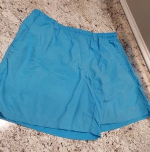 Columbia Men's Running Shorts/Swim Trunks Aqua Blue Size L - Picture 1 of 8