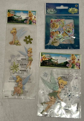 DISNEY FAIRIES TINKER BELL SCRAPBOOKING STICKERS- RARE! HTF! - Image 1 of 4