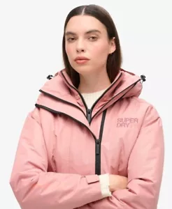 Superdry Damen Windbreaker Jacke mit Kapuze bestickt - Bild 1 von 5