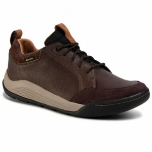 PARA HOMBRE CLARKS ASHCOMBE BAY GTX CORDONES MARRONES IMPERMEABLES - Imagen 1 de 8