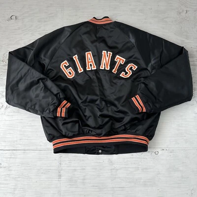 Chaqueta De Colección Años 80 MLB Chalk Line Giants Satén Spellout Talla Grande Foto 1 de 4