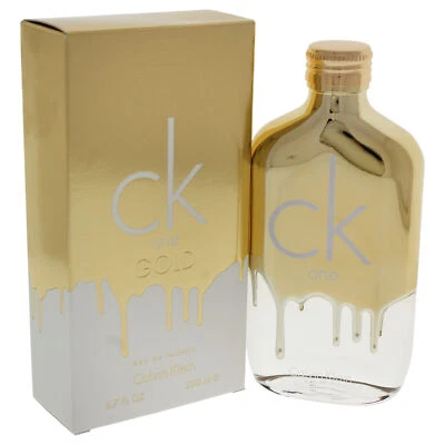 Calvin Klein Beauty CK One Gold Eau de Toilette Fragancia Unisex 6.7 OZ Foto 1 de 4