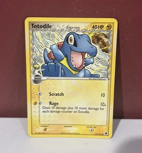 Tarjeta Pokémon inglesa Totodile 67/101 EX Dragon Frontiers TCG Delta Species - Imagen 1 de 1