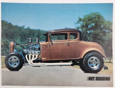 1978 - 1931 Ford купе Dragster Custom Hot Rod оригинальная двухстраничная печатная реклама 30-е - Изображение 1 из 3