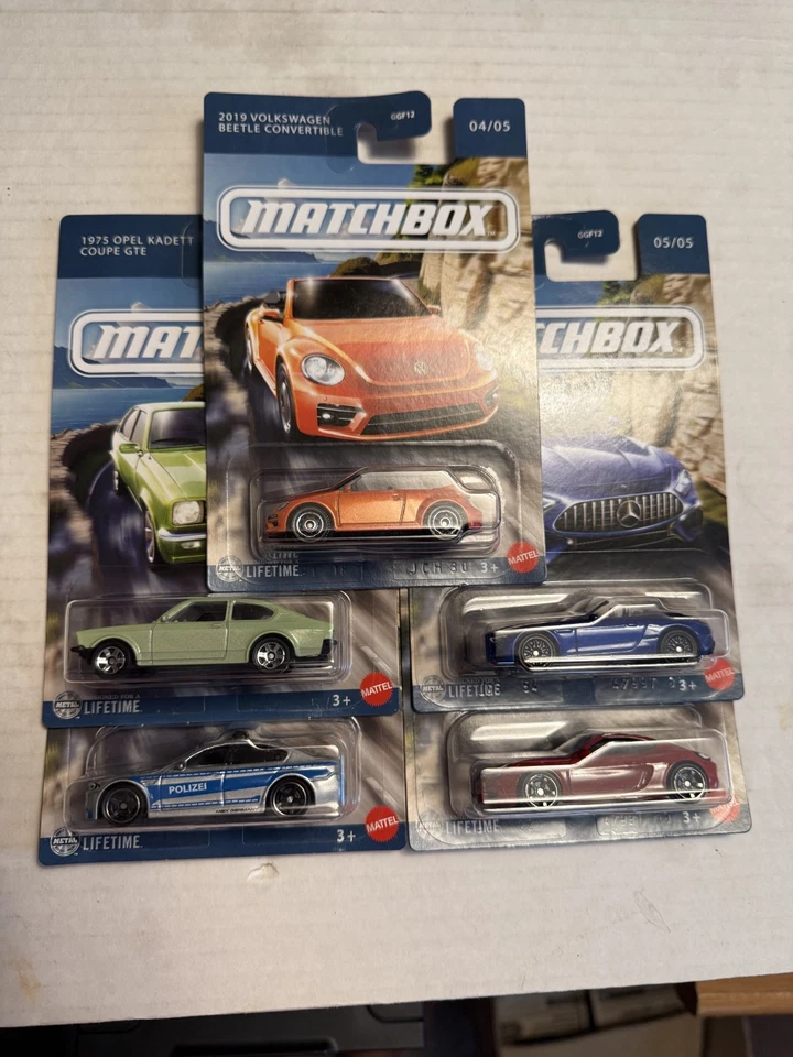 5-2024 Matchbox European 5 Car Set - image 1 of 1