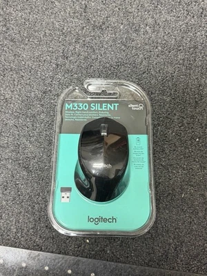 Logitech M330 Silent Plus 1000 DPI Wireless Mouse - Black (910-004905) - Image 1 of 2