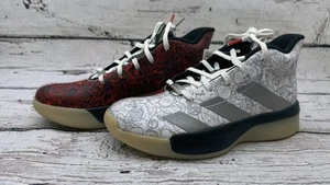 Adidas Star Wars Pro Next 2019 K Shoes Youth Size 2 White Red EH2462 Basketball - Picture 1 of 19
