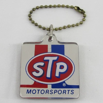 STP Motorsports Keychain Acrylic Vintage 1980's - Image 1 of 4