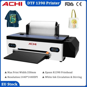 ACHI DTF A3+ R1390 Printer Direct to Film Flatbed Heat Transfer Printer Home DIY - Picture 1 of 11