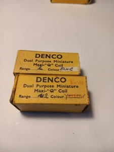 DENCO MAXI Q AERIAL AND OSCILATOR COILS FOR MEDIUM WAVE AM BROADCAST BAND. - Photo 1/4
