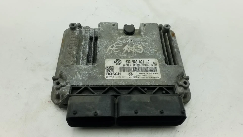 SKODA OCTAVIA 2004-2008 ENGINE CONTROL UNIT 03G906021JC - Image 1 of 2