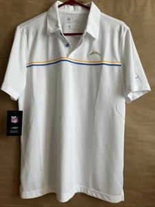 Camisa polo de golf blanca NFL San Diego Chargers de Nike para hombre mediana nueva con etiquetas - Imagen 1 de 5