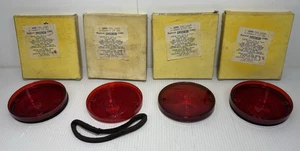 (4x) NOS 1956-1966 & 1970 Chevrolet Pickup Truck Tail Light Lamp Lens 5952828 - Picture 1 of 6