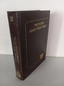The Super Giant Print Bible King James Version 1982 Old-Time Gospel Hour - Foto 1 di 12