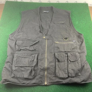 5.11 Tactical Series Mens Black Cargo Vest Utility Pockets Outdoor Work Hunting - Picture 1 of 10