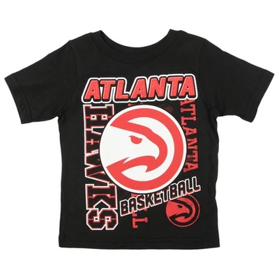 NBA Atlanta Hawks Toddler Boy's Short Sleeve T-Shirt in Black,  2T - Image 1 of 3