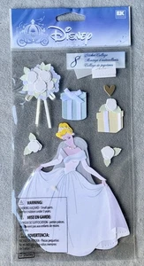 Vtg Jolees Boutique Disney Cinderella Wedding Gifts Bouquet Stickers Dimension - Picture 1 of 1
