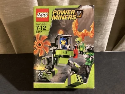 Lego Power Miners Mine Mech 8957 Boulderax  Set #2 green crystal dynamite 2009 - Image 1 of 4