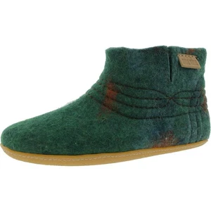 Glerups Womens Green Wool Booties BHFO 3506 - Picture 1 of 2