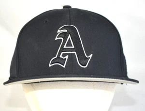 Oakland A's Mütze The Game Pro MLB A-Flex Medium einfarbig schwarz neu ohne Etikett bestickt - Bild 1 von 6