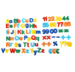 Imán letras números símbolos alfabeto ABC niños pizarra magnética juguete de aprendizaje - Imagen 1 de 5