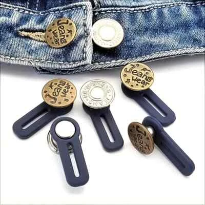 6 Pcs Button Extender for Trousers, Button Waist Extender, Pants Waist Extender - Image 1 of 4