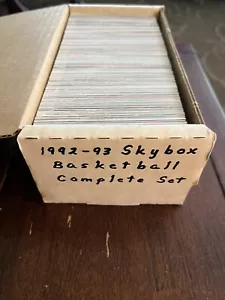 1992-93 Skybox Basketball Complete 413 Card Set Shaq RC/USA Dream Team/4 Jordans - Picture 1 of 12
